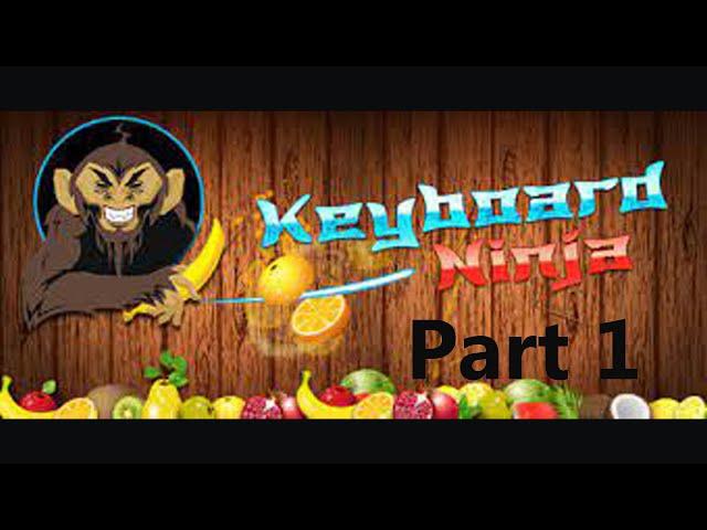 Keyboard Ninja gameplay (Difficulty: Hard) part 1