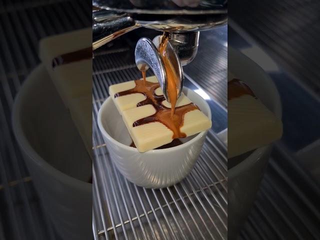 Espresso + White chocolate = Satisfying video️