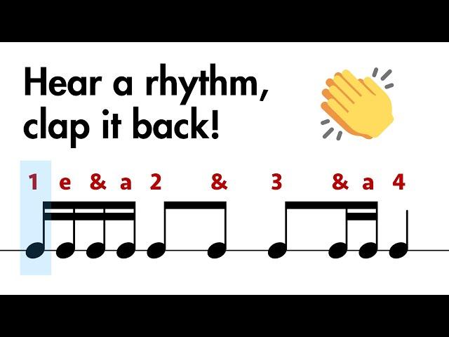 Rhythm Clap Along: Level 4 to 5 (for Beginners/Kids) 