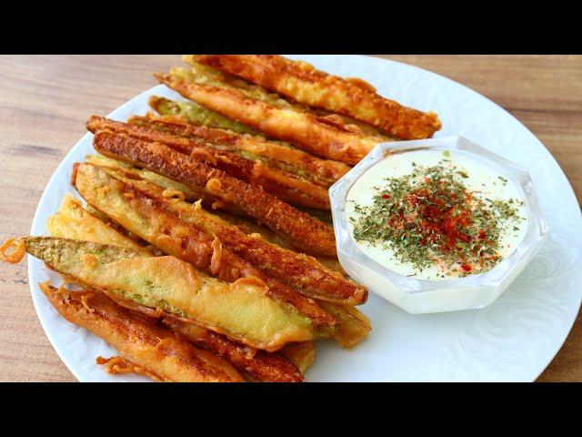 Have you ever cooked zucchini with mineral water and baking soda? The result is incredible