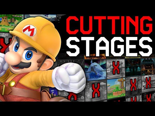 Cutting HALF of Smash Ultimate’s STAGE Roster!