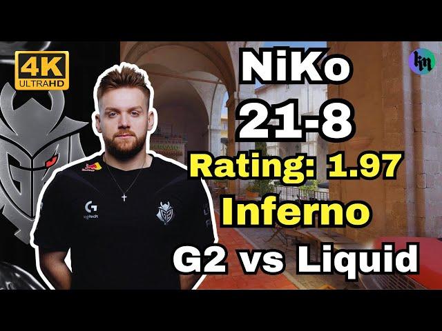 /POV+Utility/ NiKo (21-8) G2 vs Liquid (Inferno) | BLAST Premier World Final 2024 #cs2 #pov