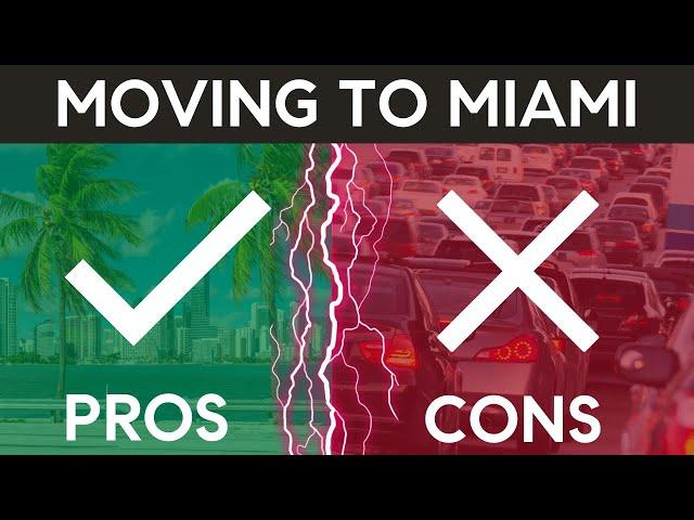 TOP 7 PROS and CONS of Living in Miami Florida | 2023 MOST UPDATED List for Moving to Miami