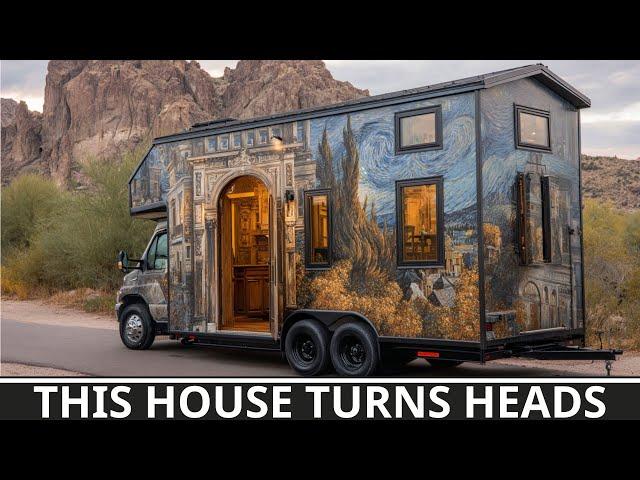 This Tiny House Is Covered in Renaissance Art and Drives Around