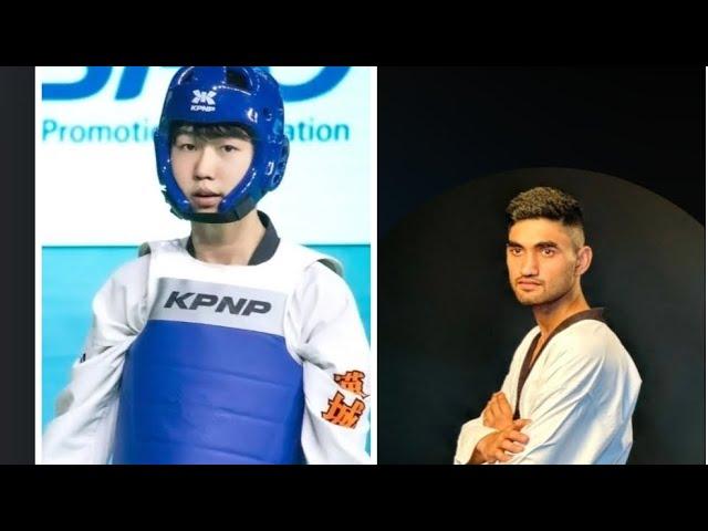 PRASHANT RANA  VS PARK TAE JOON  at Asian taekwondo championship 2024  #asian #taekwondo #fighter