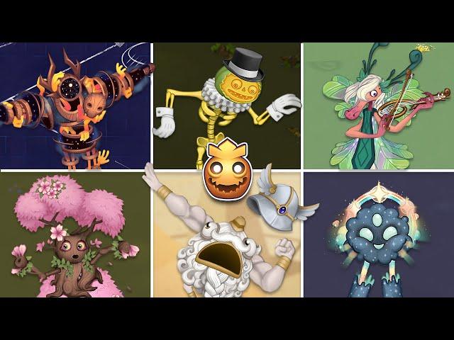 All Epic Seasonal Monsters - Comparison, All Islands & All Monsters Sounds (My Singing Monsters)