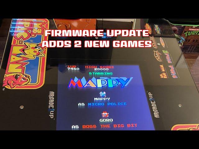 Mappy and Pac and Pal Added to Ms Pac-Man Arcade1up Head to Head