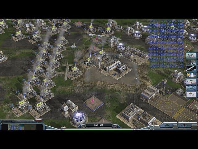 USA Laser - Command & Conquer Generals Zero Hour - 1 vs 7 HARD Gameplay