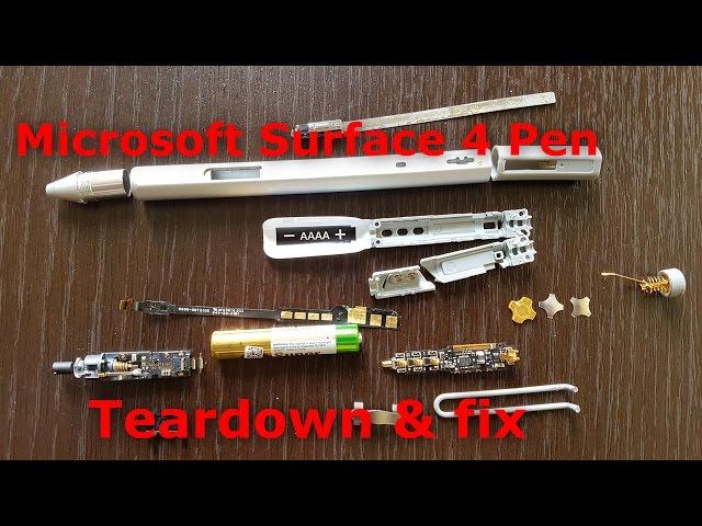 Microsoft Surface 4 Pro Pen Teardown and Fix