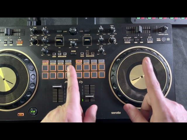 In depth Tutorial of the Pioneer DDJ REV1 N limited Gold Serato dj controller