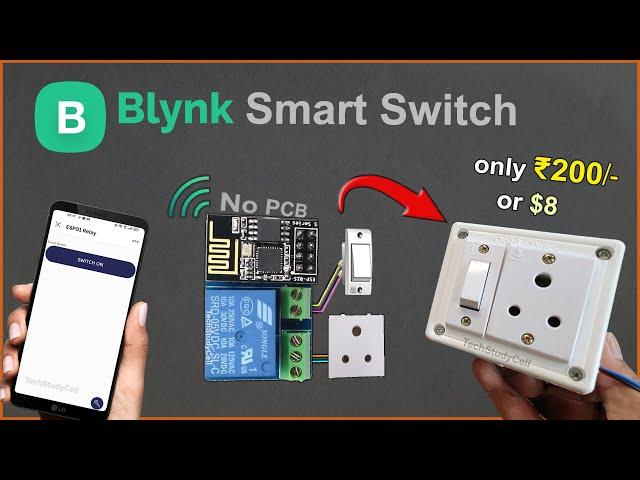 IoT project using ESP-01 relay circuit with Blynk - ESP8266 projects 2023