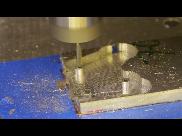 CNC Hextrudort Backplate - Time-lapse