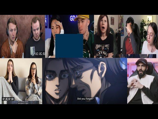 ATTACK ON TITAN EPISODE 4X19-21 REACTION MASHUP!! [ RE-UPLOAD ]