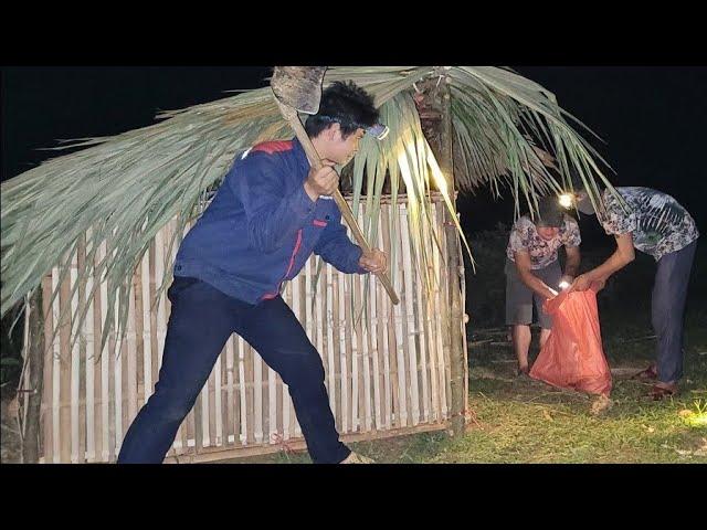Make your own bamboo bed and catch intruders who appear in the middle of the night
