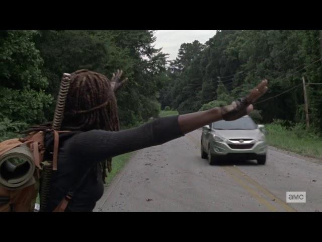 The Walking Dead S10E13 - Michonne as Negan's Right Hand