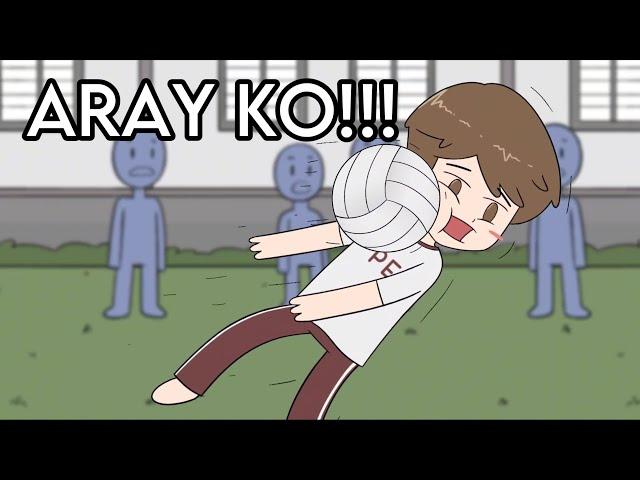 NATAMAAN AKO NG BOLA SA MUKHA | Pinoy Animation