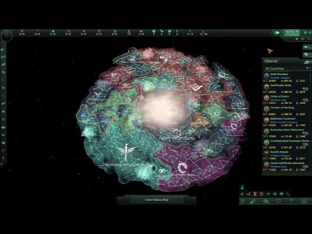 Stellaris Time-Lapse. 300 years in 5 minutes.