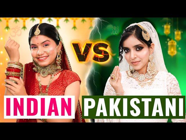 INDIAN vs PAKISTANI Bride | Middle Class Family - Hindu vs Muslim Wedding | Anaysa