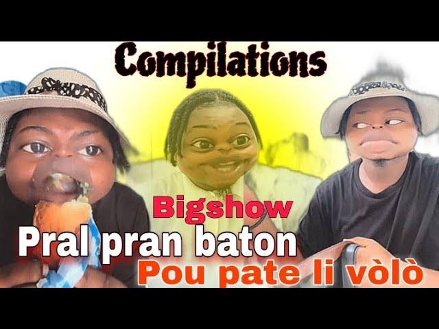 Bigshow pran baton  pou pate li volé a  Compilation funny video bigshow pa bliye aboné ak paj la