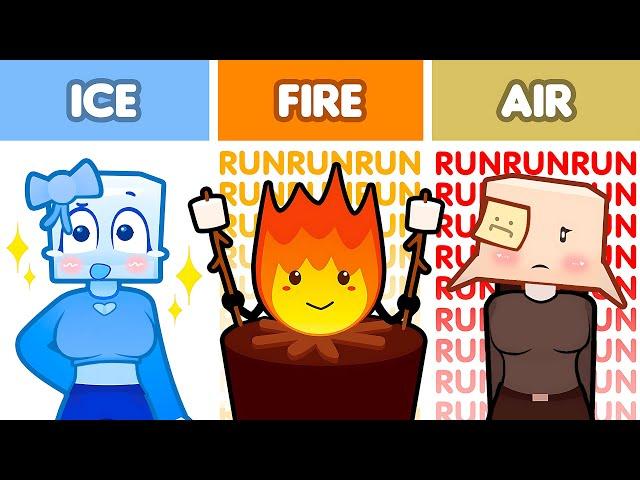 Incredibox Cool As Ice VS Dusty Like Air VS Warm Like Fire (ALL Characters Comparison)