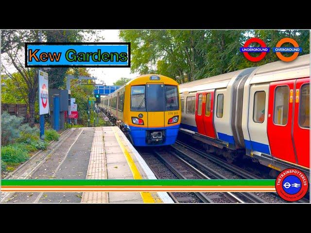 Trains at Kew Gardens Station [KWG] - LU/NLL (30/10/2023)