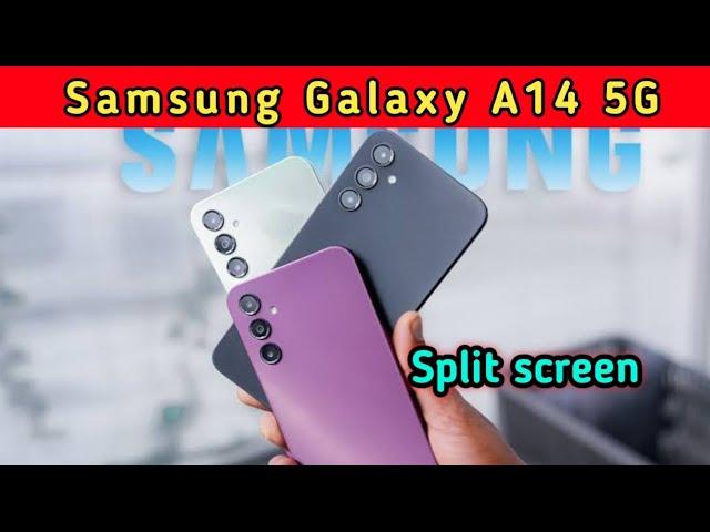 how to On split screen in Samsung Galaxy A14 5G, split screen in Samsung Galaxy A14 5G,