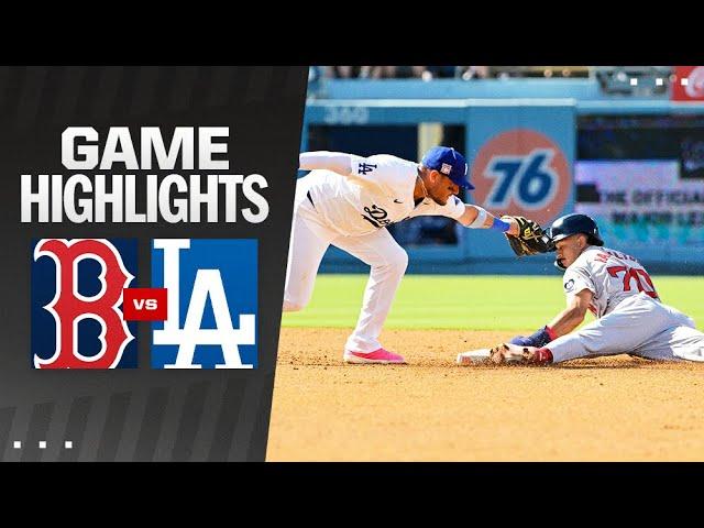 Red Sox vs. Dodgers Game Highlights (7/21/24) | MLB Highlights