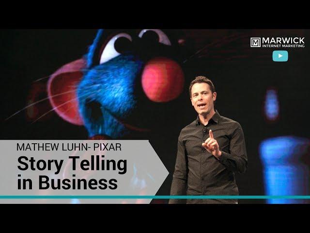 Story Telling In Business - Pixar Story Teller Mathew Luhn at CIMC / Marwick Marketing