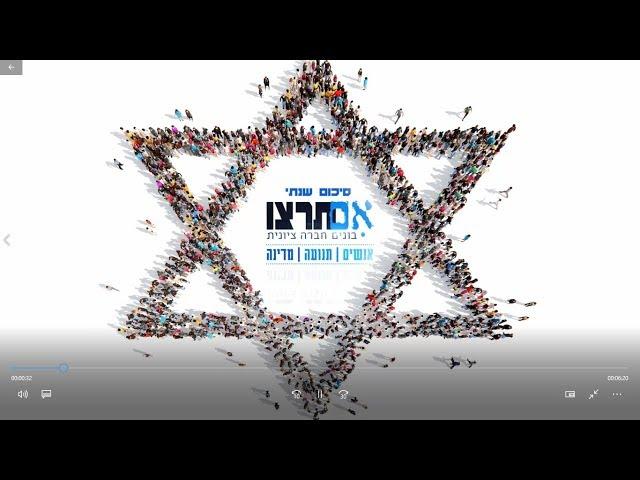 אנשים-תנועה-מדינה: סרטון סיכום שנה אם תרצו - תשע''ח 2017/8