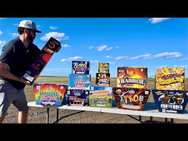 HEAVYWEIGHT 500G FIREWORK CAKES FROM AMERICAN WHOLESALE FIREWORKS!