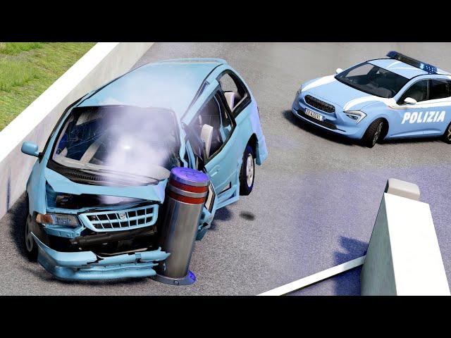 Bollard Accidents | BeamNG.drive