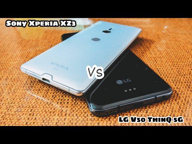 Sony Xperia XZ3 VS LG V50 ThinQ 5G Speed Test, PUBG Test | Gaming Test | Performance Test