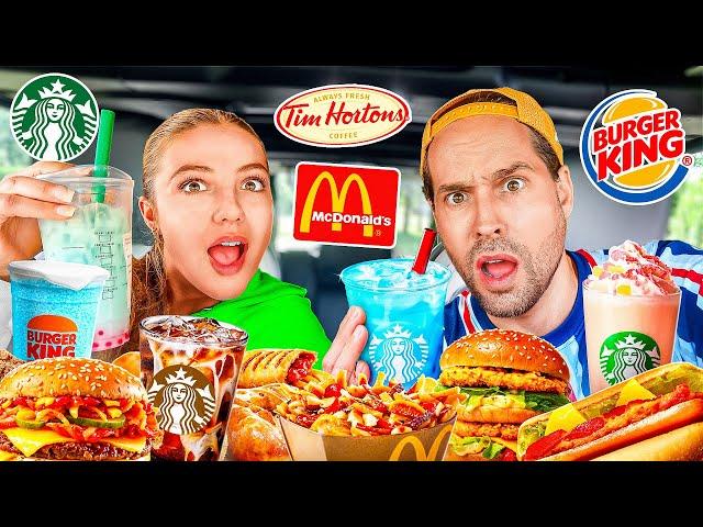 Je teste les NOUVEAUTÉS FASTFOOD 2024 avec ma nièce - HUBY