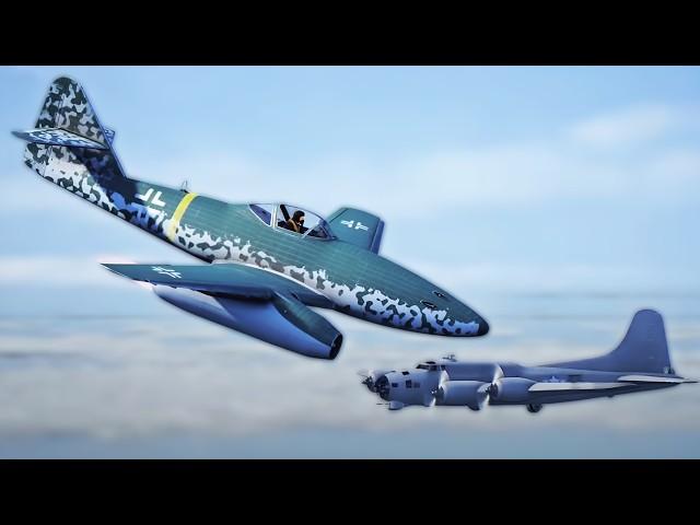 Когда Me-262 Сражались С Мустангами Над Германией