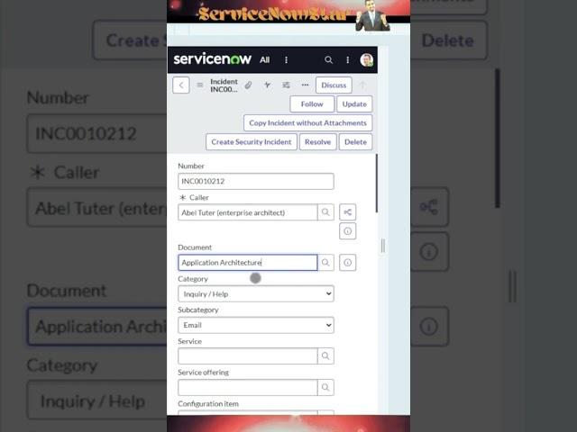 ServiceNow documents management