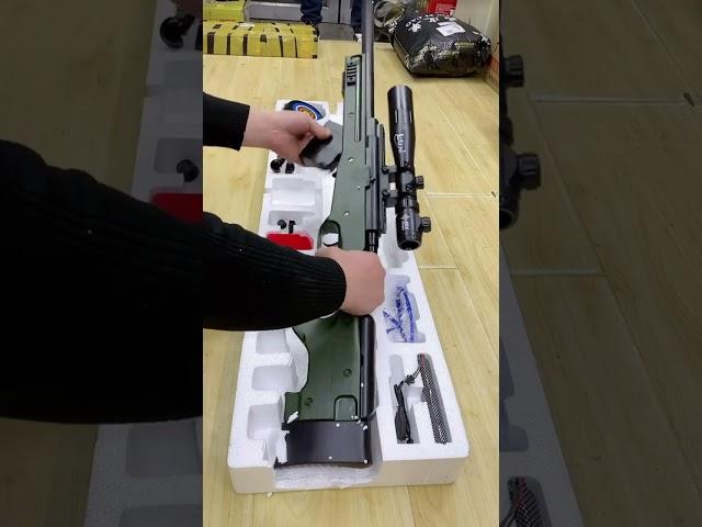 Unboxing JY AWM Foam Sniper Rifle Blaster! #shorts