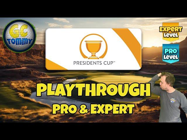 PRO & EXPERT Playthrough, Hole 1-9 - Presidents Cup! *Golf Clash Guide*