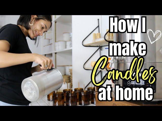 How to make candles at home | Candle Making Using Wax Melter