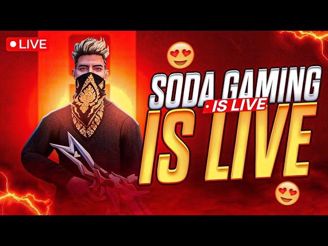 FREE FIRE LIVE - SODA GAMING IS LIVE - TELUGU LIVE STREAM - ROAD TO 6K