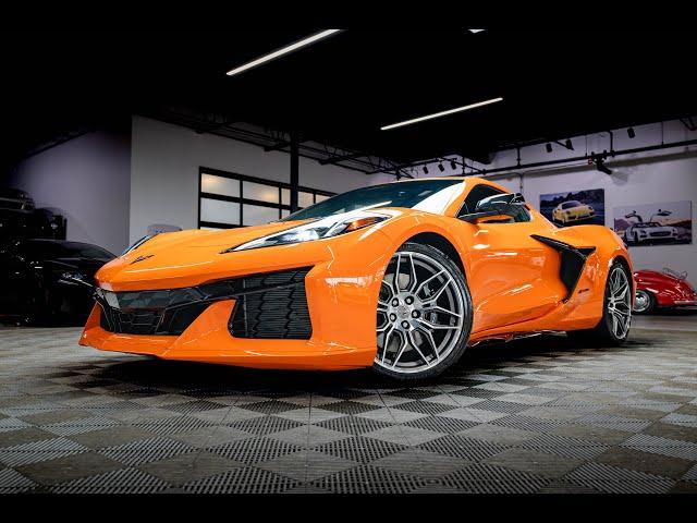 2024 Chevrolet Corvette C8 Z06! Only 1,706 miles! Amplify Orange Tintcoat! 2LZ Package!