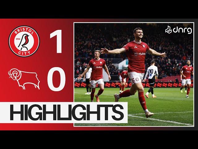 McNally scores winner!  Bristol City 1-0 Derby County | Highlights