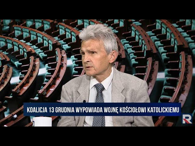 Domański: Kościół jest pewnego rodzaju konkurentem dzisiejszej władzy i to im bardzo przeszkadza