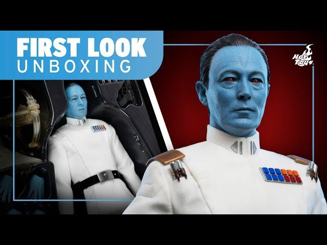 Hot Toys Ahsoka Grand Admiral Thrawn Figure Unboxing | First Look