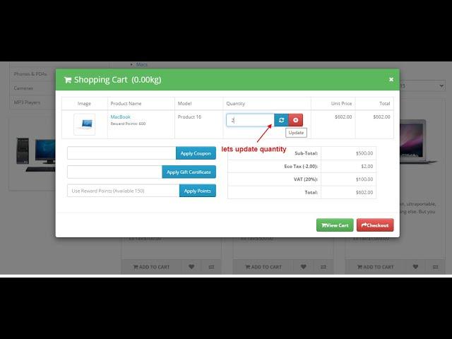 Add To Cart Popup Notification - OpencartTools