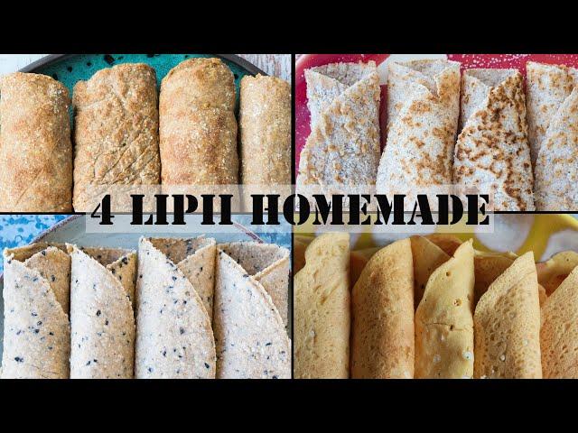 4 feluri diferite de lipii homemade! Rețete simple și sănătoase!