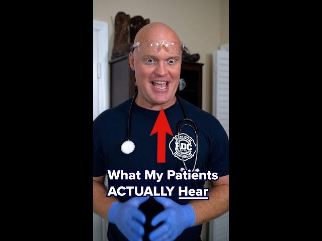 What I Say vs What My Patients hear. #ems #firefighter #listening