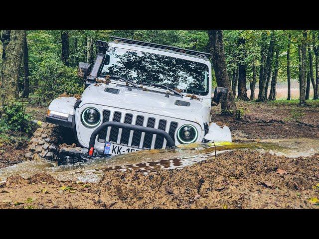 Jeep Wrangler JL Rubicon Unlimited 2019 | Maxxis M9060 Trepador 38.5 size | TEST DRIVE | DEEP MUD