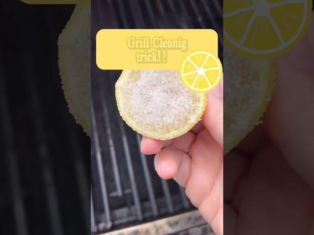 Grill Cleaning Trick!!  #fyp  #Cleaning #trending #grill #BBQ @tiktikamazingunboxing4934