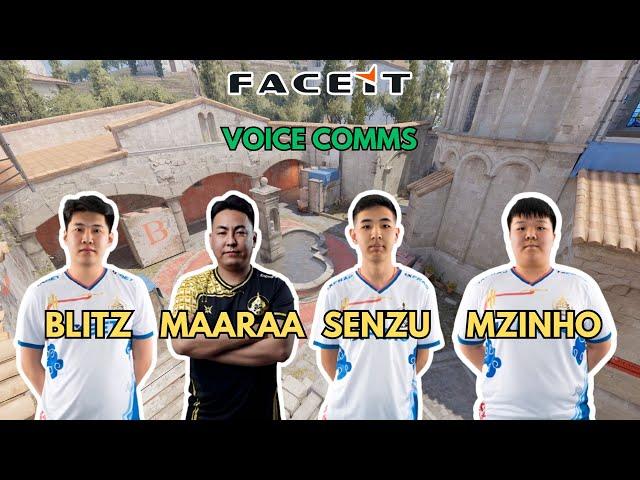 Senzu POV w/bLitz, maaRaa, Mzinho + VOICE COMMS (22/10/12) CS2 FACEIT October 28th 2024