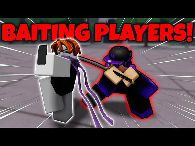 BAITING PLAYERS TO USE THEIR COUNTER AND DESTROYING THEM! | The Strongest Battlegrounds ROBLOX